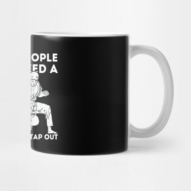 Some People Just Need A Hug Funny Jiu Jitsu Gift by The WYLD Tribe